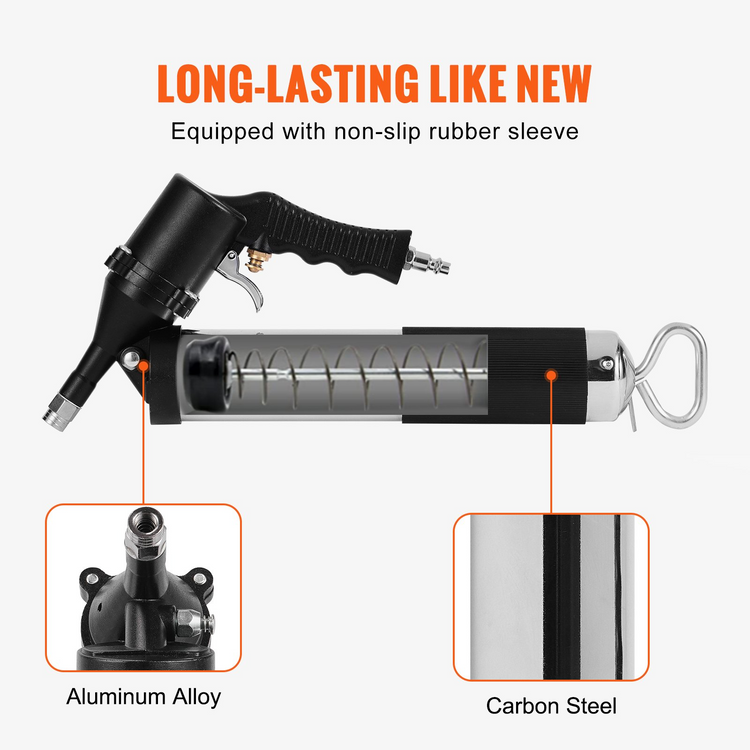 a black and silver metal tube with a handle
