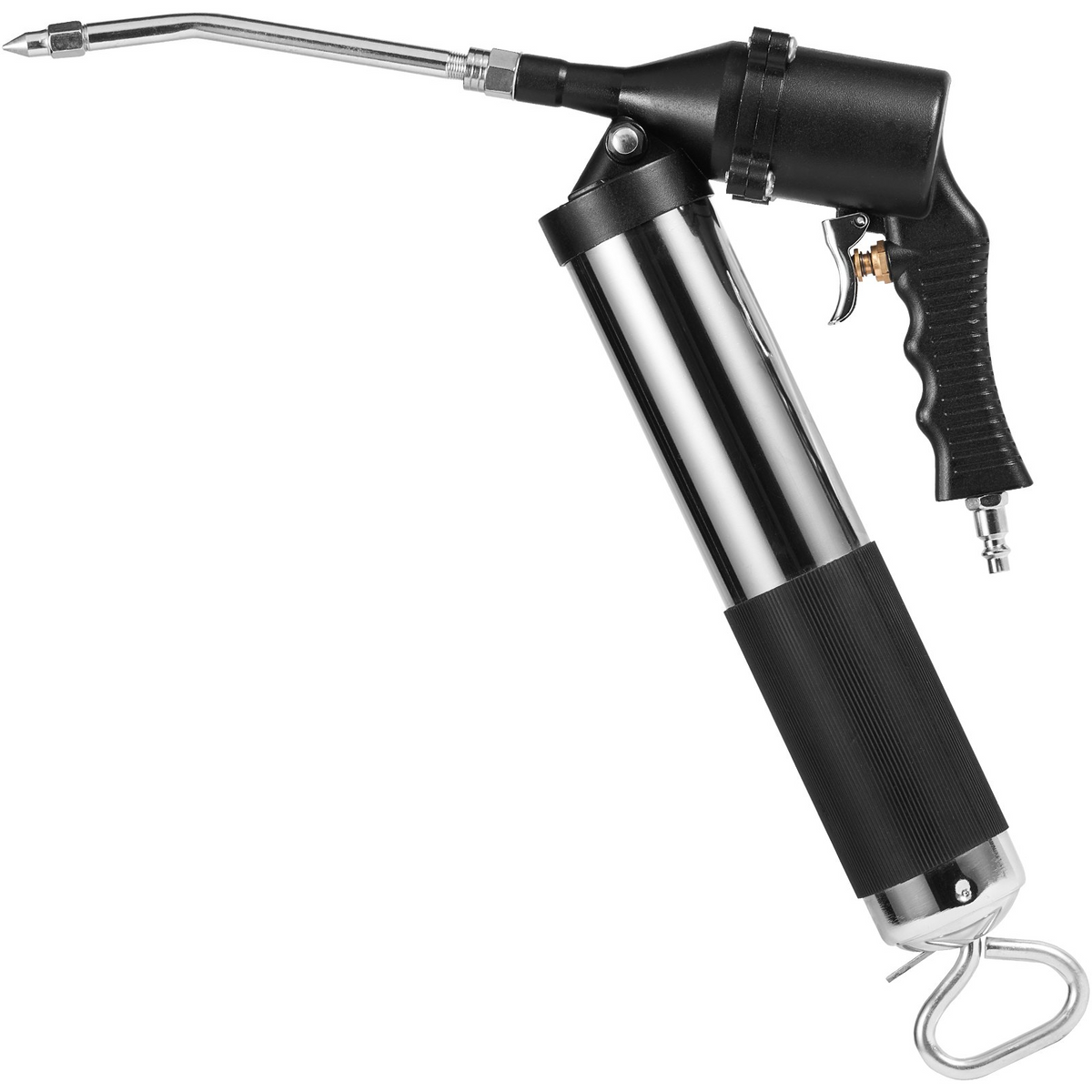 a black and silver tool