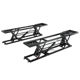 VEVOR Car Lift, 25.6" Max. Height, 5,000 LBS Capacity Portable Car Lift, with Extended-Length Plates, Heavy-duty Carbon Steel Truck Lift with 120V Power Unit, Auto Car Jack Lifts for Home Garage Shop