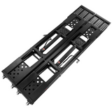 VEVOR Car Lift, 25.6" Max. Height, 5,000 LBS Capacity Portable Car Lift, with Extended-Length Plates, Heavy-duty Carbon Steel Truck Lift with 120V Power Unit, Auto Car Jack Lifts for Home Garage Shop