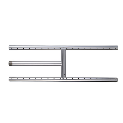 VEVOR 6 x 18 inch Drop-in Fire Pit Pan, Rectangular Stainless Steel Fire Pit Burner, Natural & Propane Gas Fire Pan H-Burner 90,000 BTU for Indoor or Outdoor Use