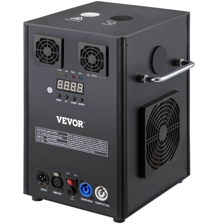 a black box with fans and buttons