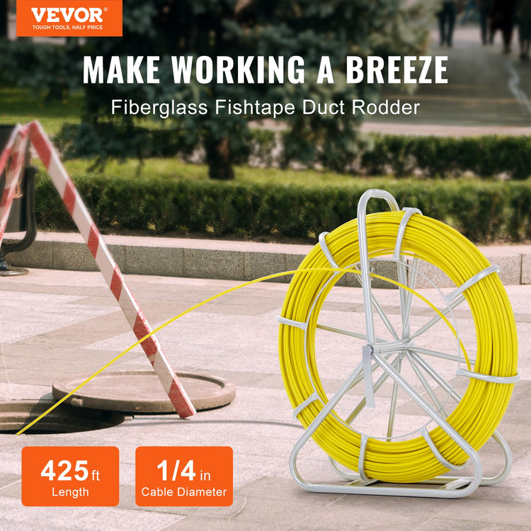 a yellow cable on a roll