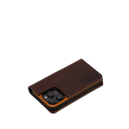 iPhone 15 series Leather Folio Case Wallet with MagSafe - The Minimalist 1.0