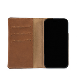iPhone 15 series Leather Folio Case Wallet with MagSafe - The Minimalist 1.0