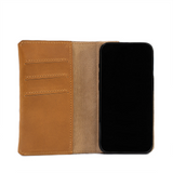 iPhone 15 series Leather Folio Case Wallet with MagSafe - The Minimalist 1.0