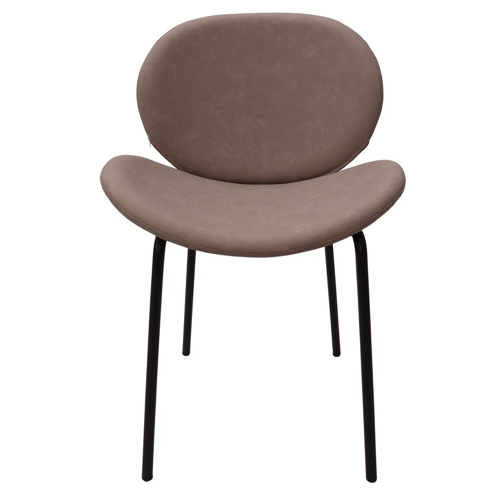 Dining Side Chair with Upholstered Faux Leather Seat