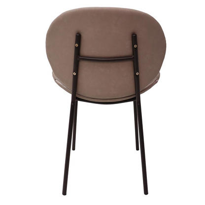 Dining Side Chair with Upholstered Faux Leather Seat