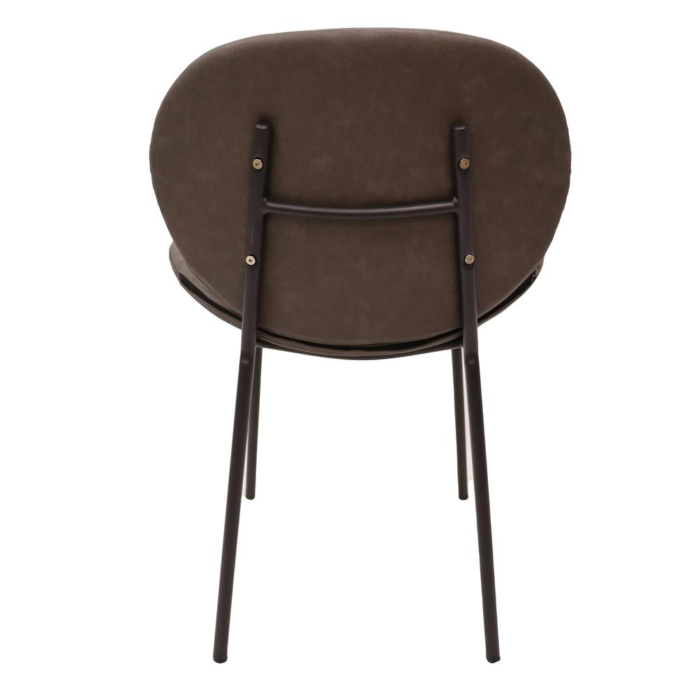 Dining Side Chair with Upholstered Faux Leather Seat