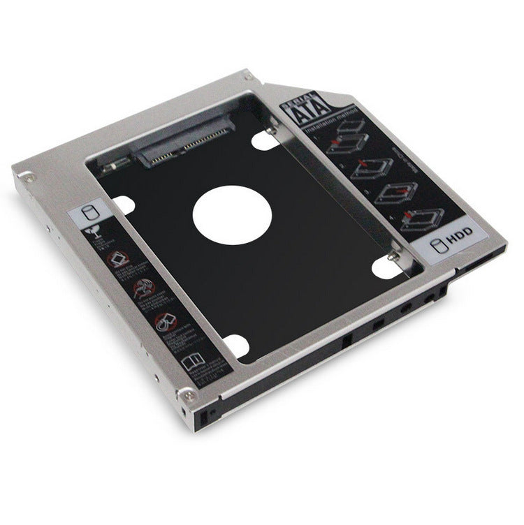 a silver and black hard drive