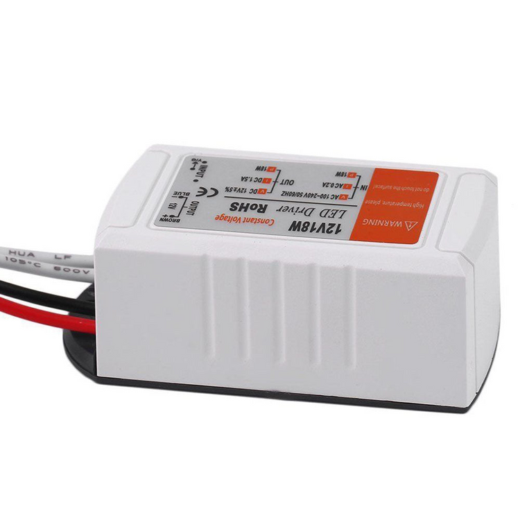 a white box with red and black wires