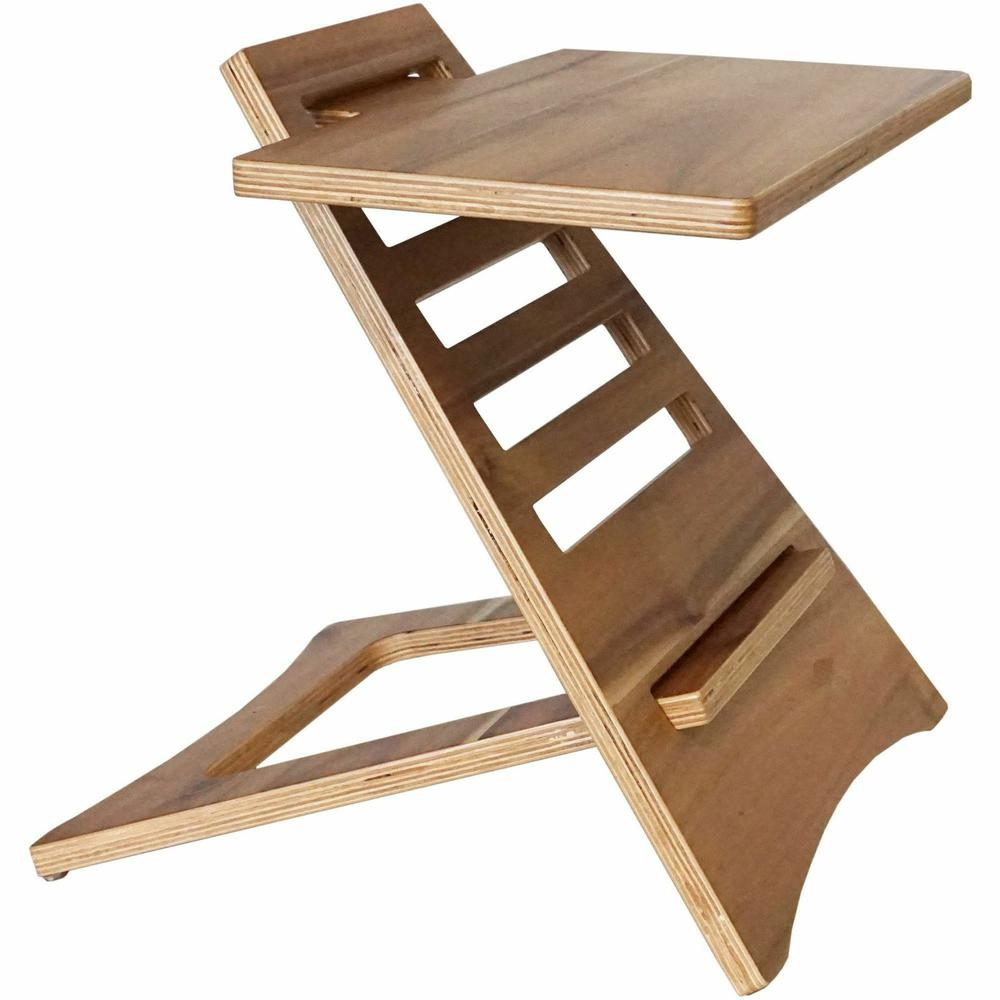 Victor High Rise Laptop Riser - 10 lb Load Capacity - 16.5" Height x 17" Width - Acacia Wood - Natural