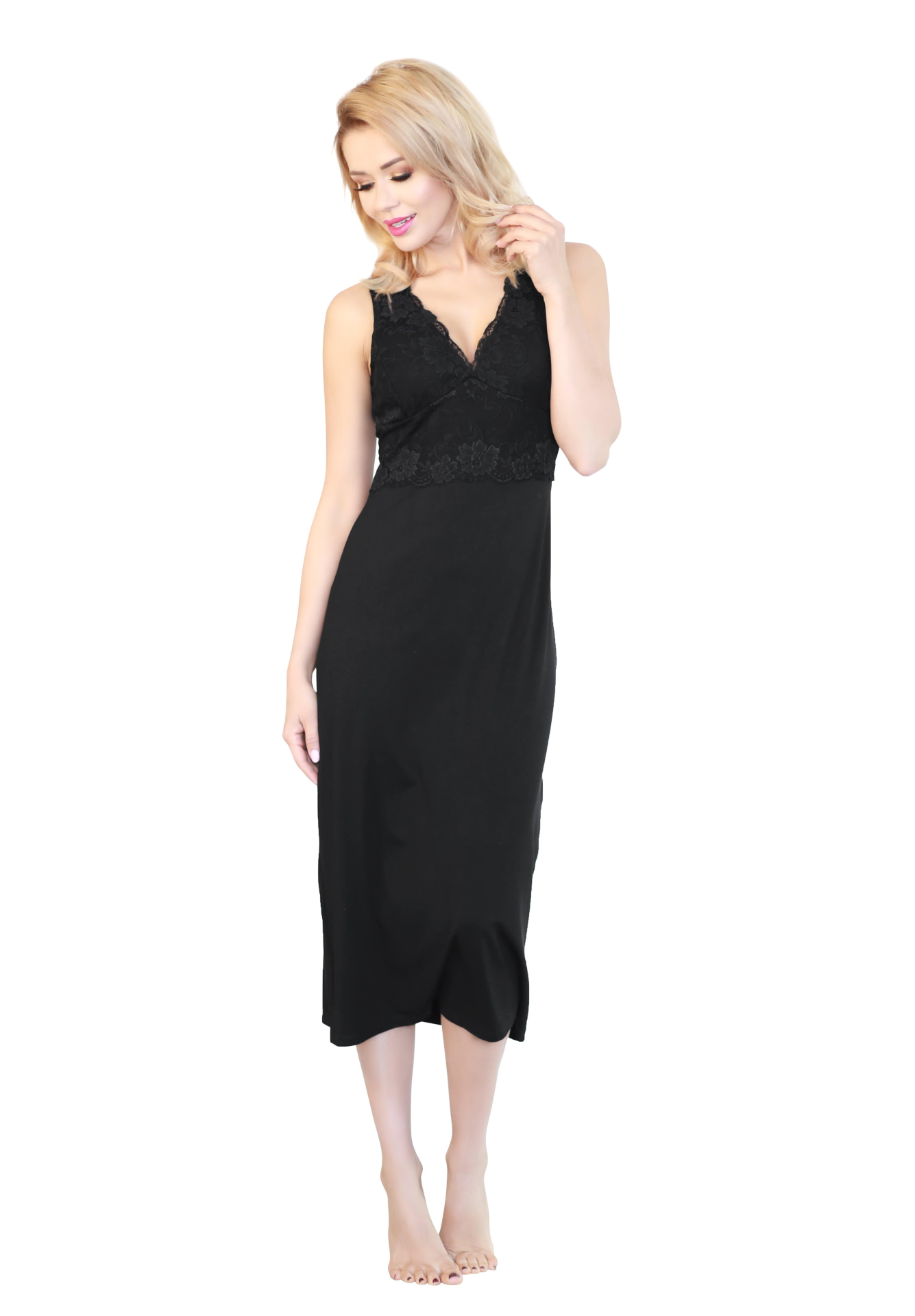 Luxury Long Camisole Chemise