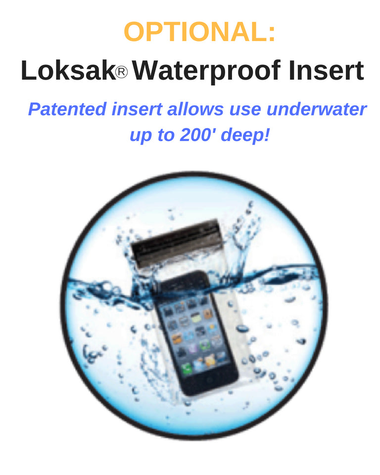 a cell phone in water
