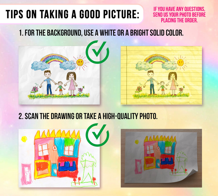 a collage of pictures of kids drawings