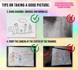 Customizable Children's Drawing Kid T-shirt -Custom Designs