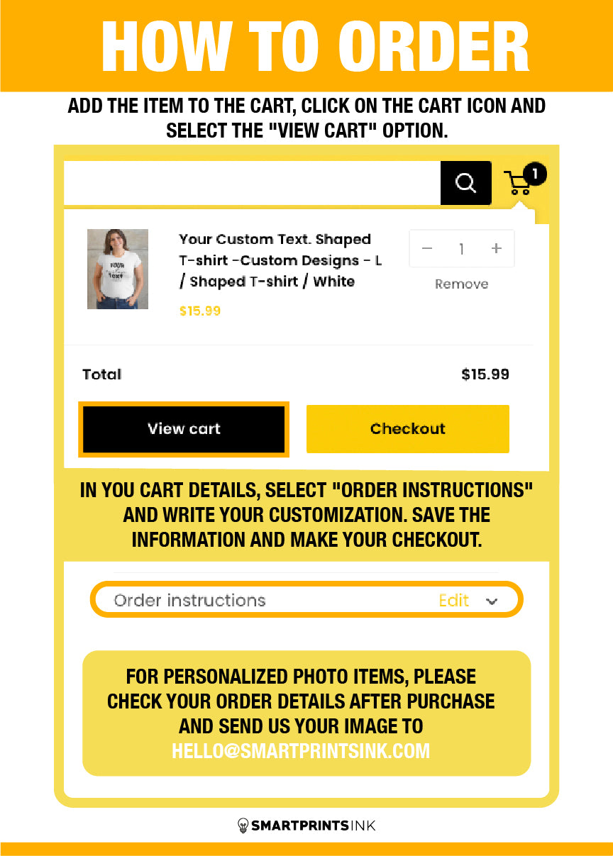 a screenshot of a yellow and black website