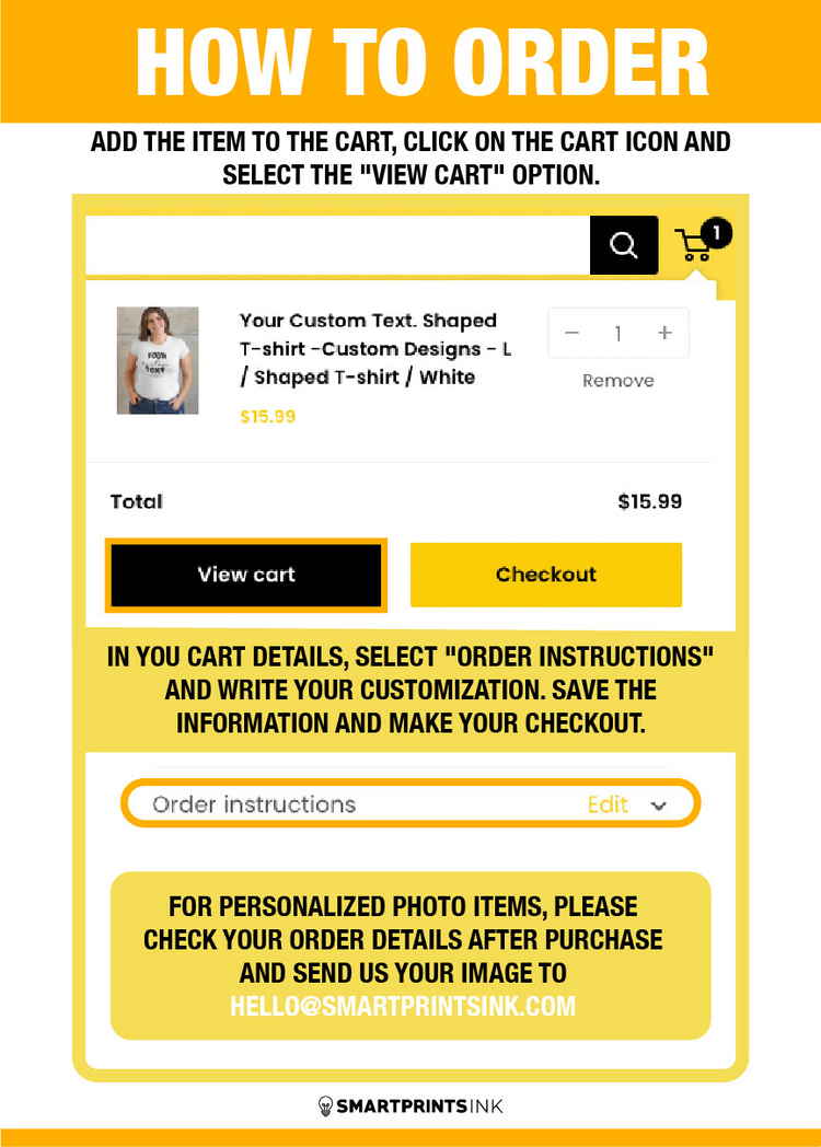 a screenshot of a yellow and black website