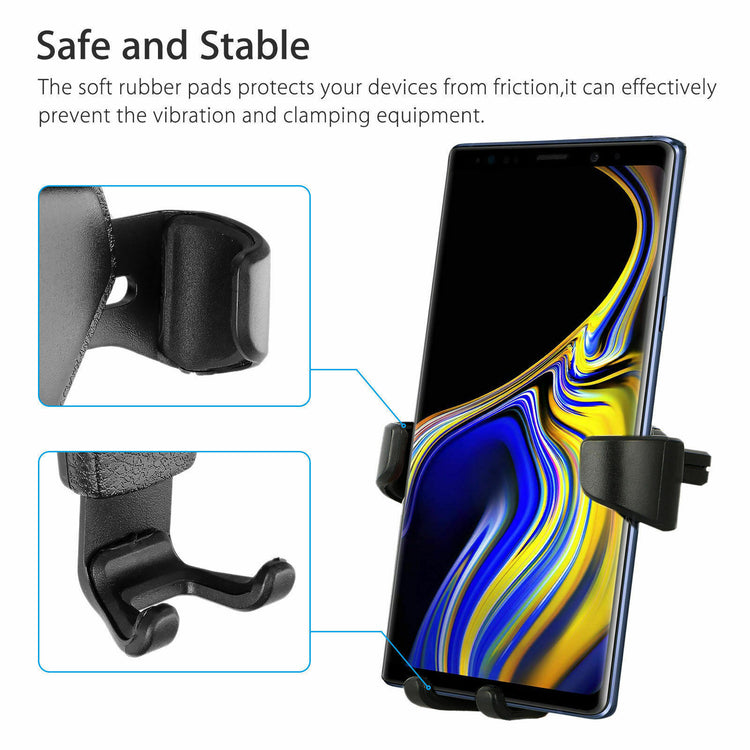 a cell phone with a black holder