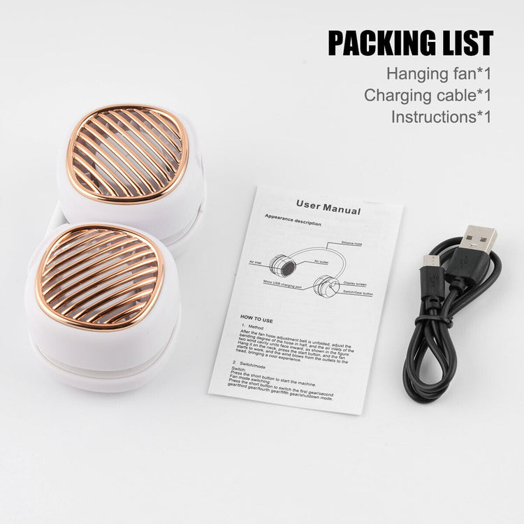 a white and gold wireless earbuds with instructions