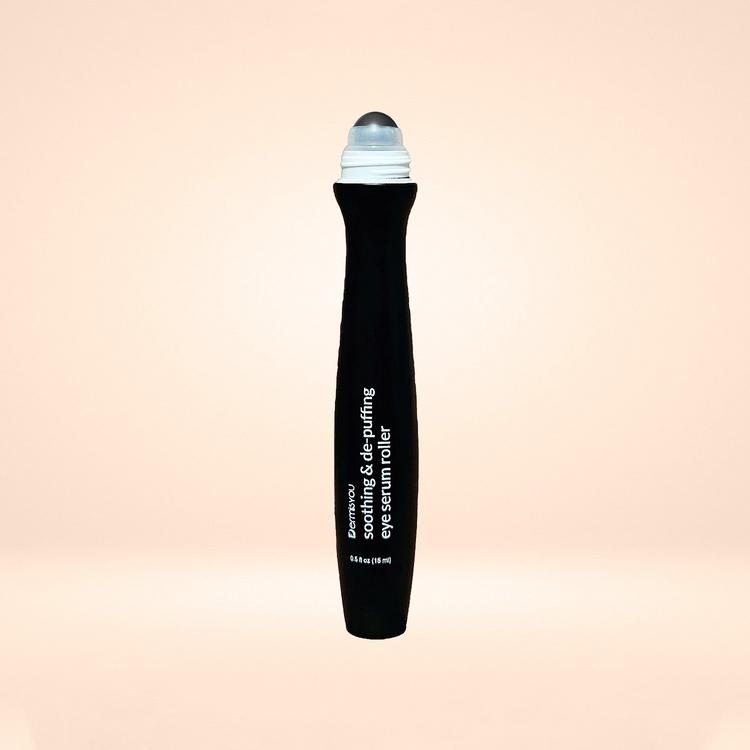 a black tube with white text on it