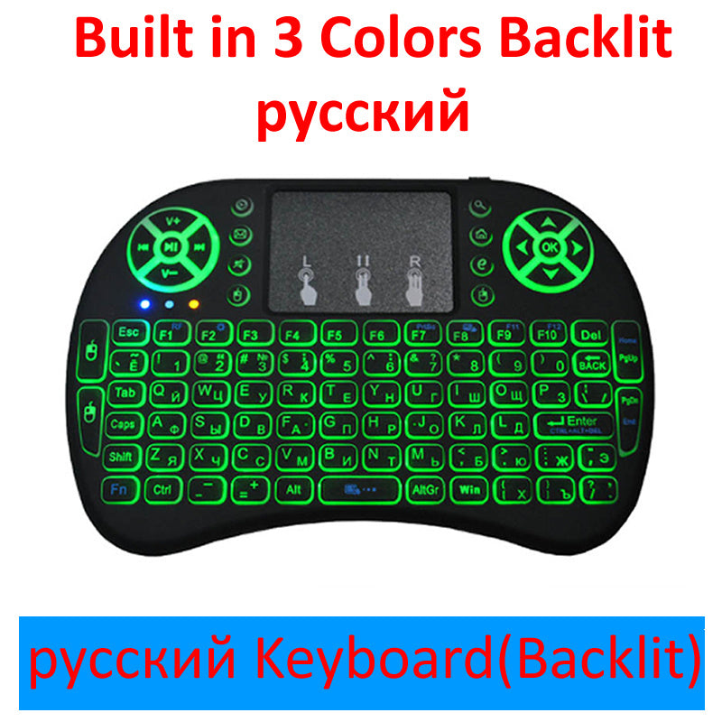 a black keyboard with green lights