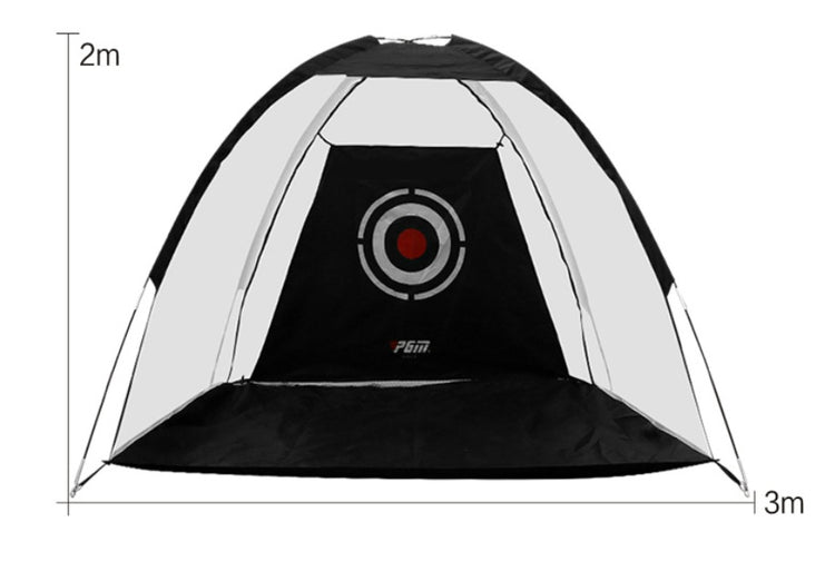 a black and white tent