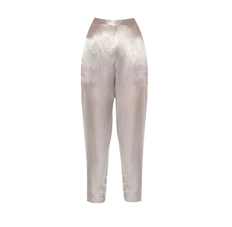 a pair of shiny pants