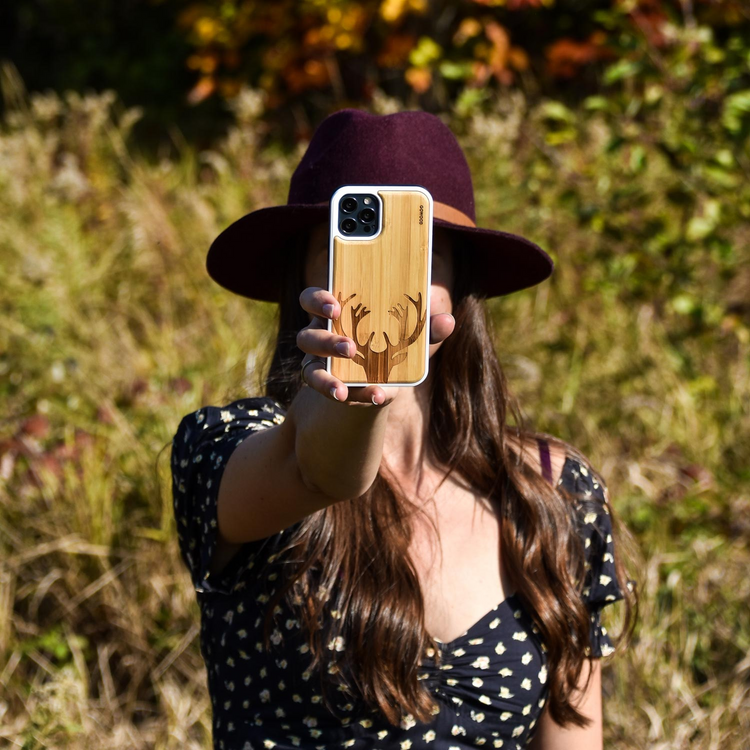 a woman taking a selfie