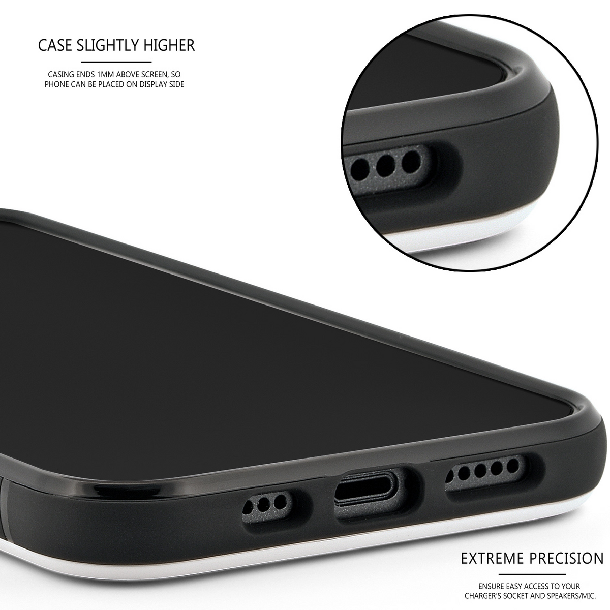 a black cell phone case