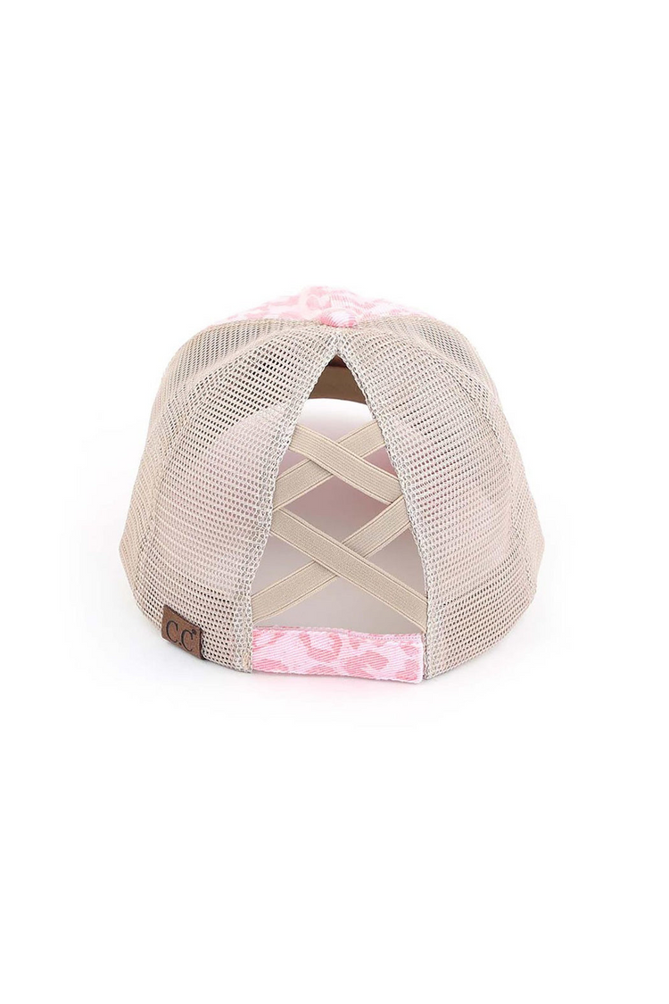 a hat with a cross on it