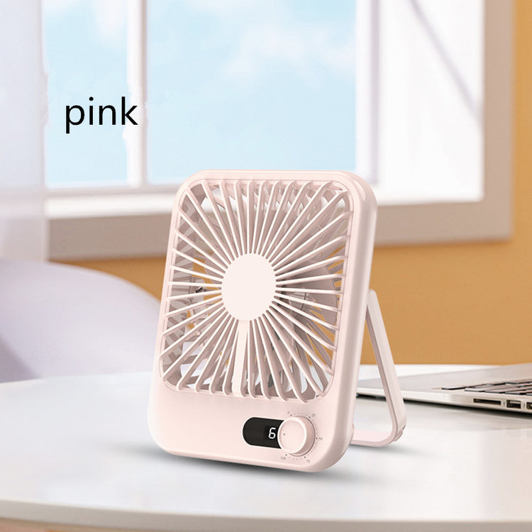 a small fan on a table
