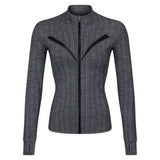 Women's Slim-Fit Zip-Up Yoga Jacket
