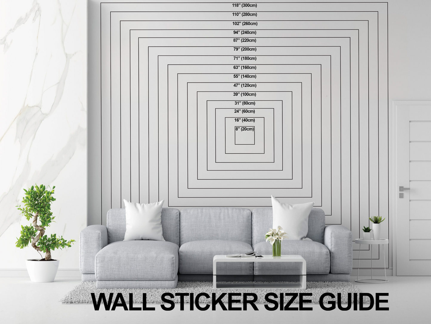 Sacred Geometry Mandala Wall Art Decal - Meditation Wall Sticker Perfect for Yoga Rooms