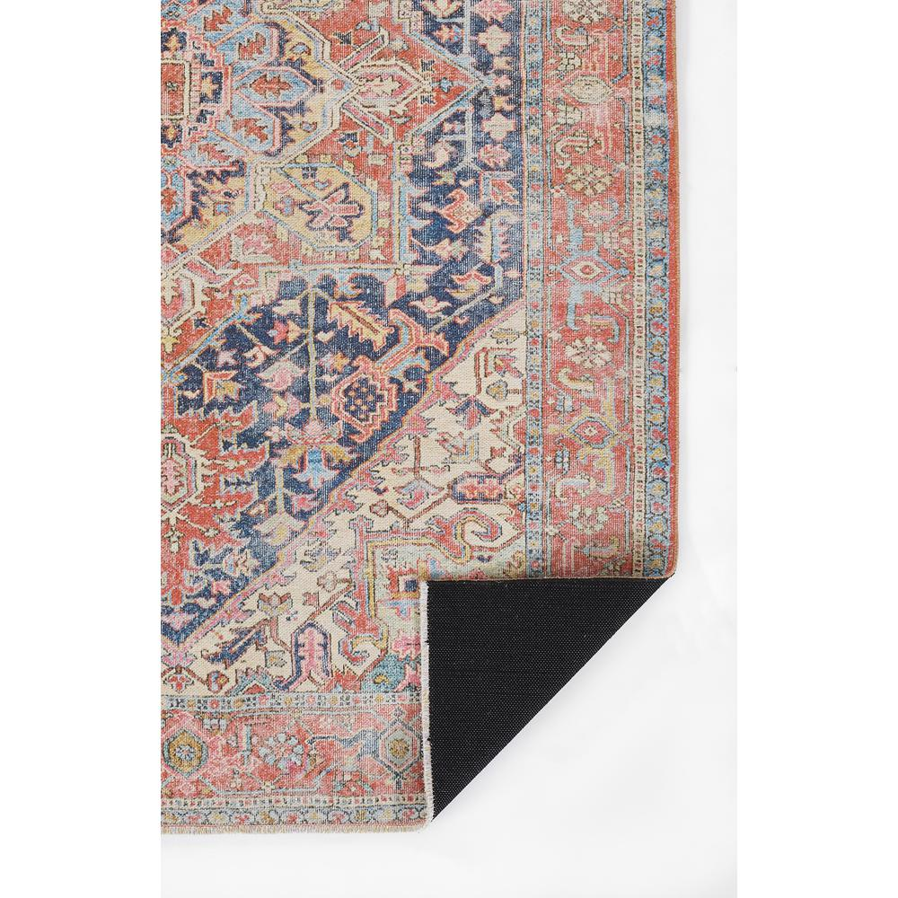 Traditional Rectangle Area Rug, Navy, 5'6" X 8'6"