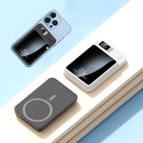 Magnetic Wireless Power Bank 12000mAh For Magsafe Battery Pack For Phone 14 13