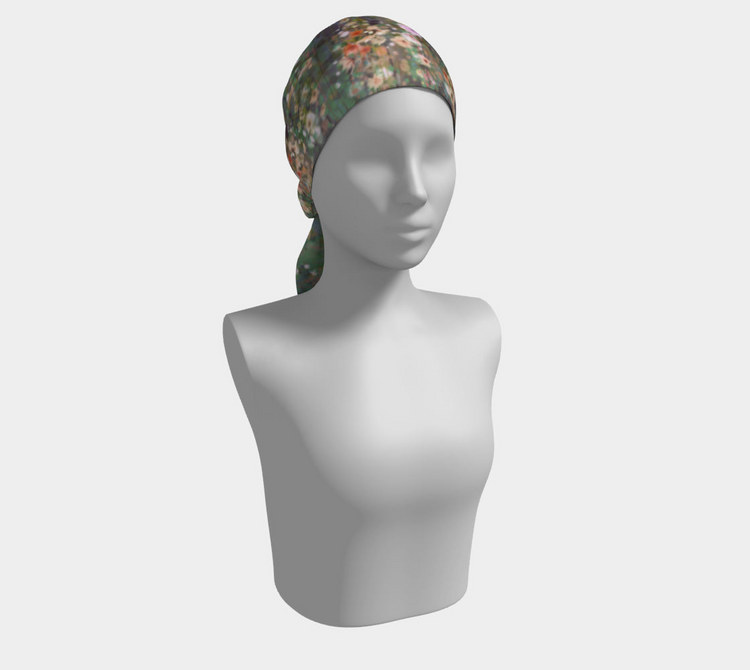 a mannequin with a scarf on it