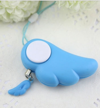 a blue object with a white circle on it