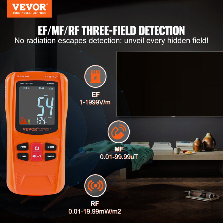 an orange device with a screen on it