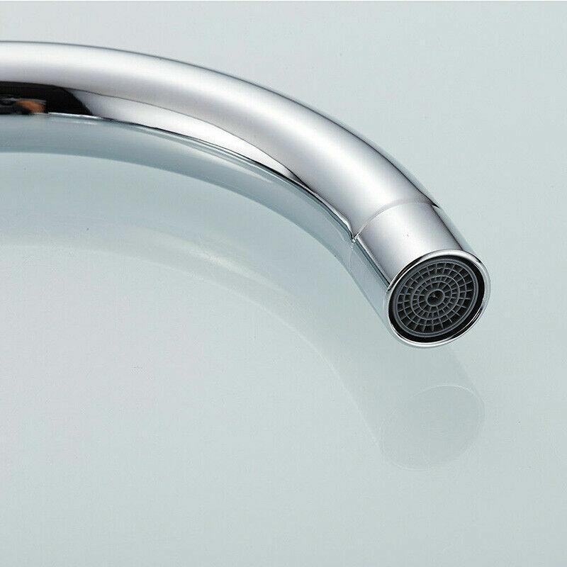 Kitchen Sink Mixer Taps Swivel Spout Single Lever Tap Mono Modern Chrome Faucet
