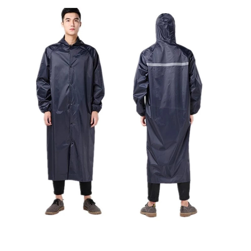 a man wearing a raincoat