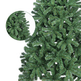 Green Artificial Christmas Tree with Folding Metal Stand