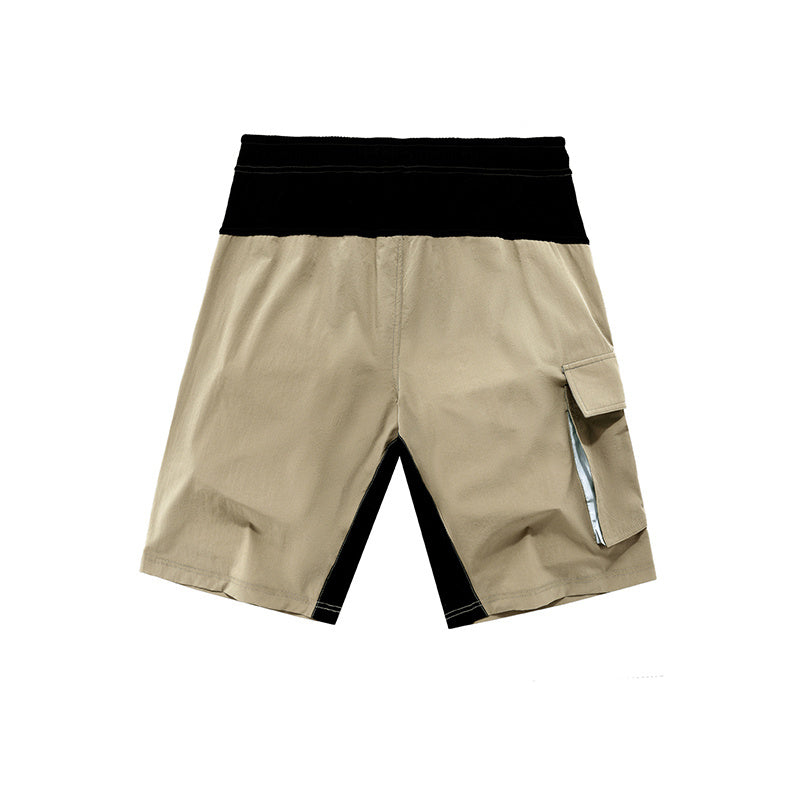 a pair of shorts with a pocket