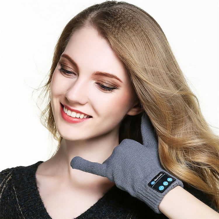 a woman wearing a glove