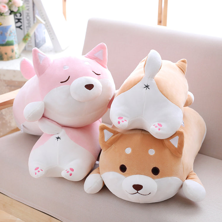 a group of stuffed animals on a chair