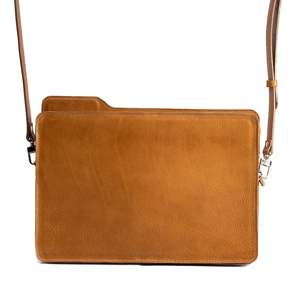Leather bag for laptop - The File