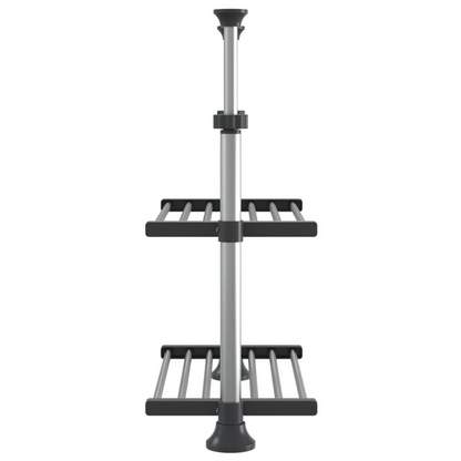 Kitchen Shelf 19.7"x9.8"x(19.7"-27.6") Aluminum