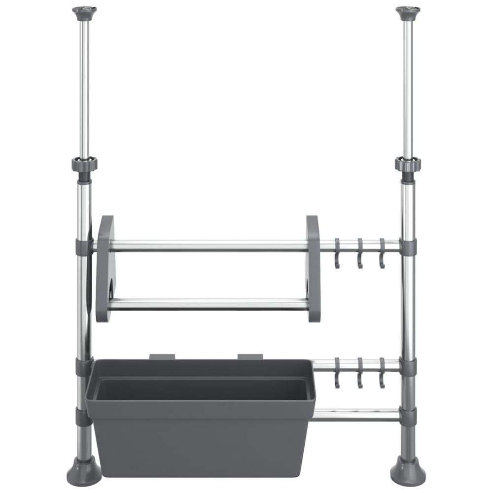 Adjustable Kitchen Organizer Aluminum