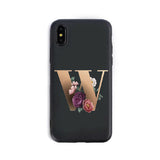 Alphabet Letter Silicone Phone Case