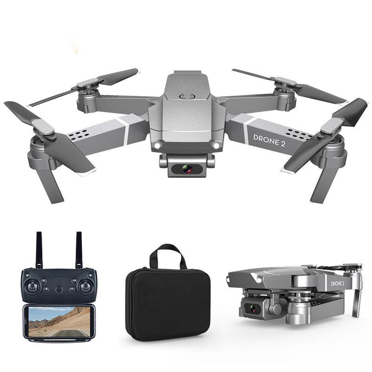 a drone with a camera and a case
